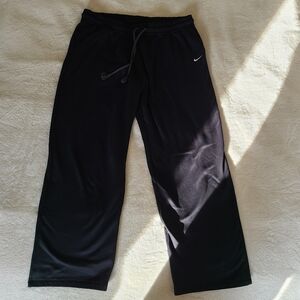 Nike Womens Black Straight Leg Athletic Pants Size XL